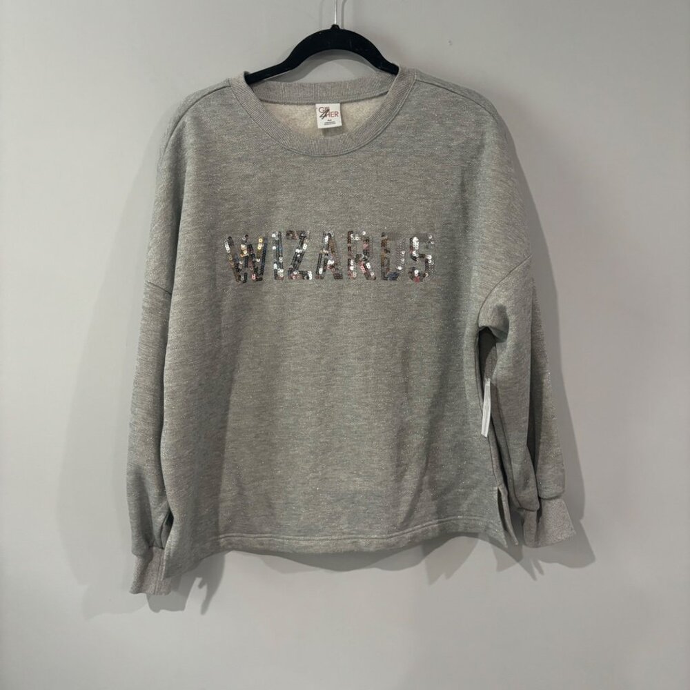 Washington Wizards Sequin Sweatshirt Size M